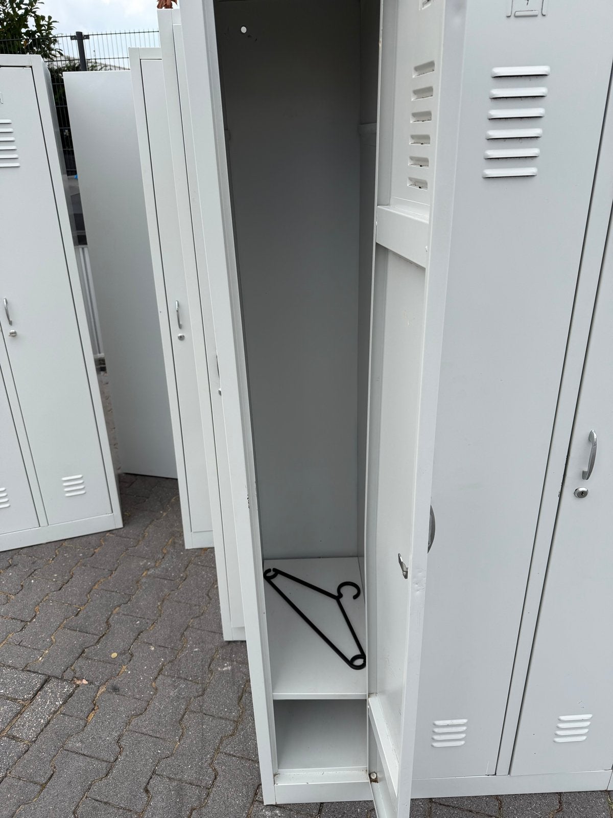 Metalen Lockerkast - kluisjes, Ophalen, Gebruikt
