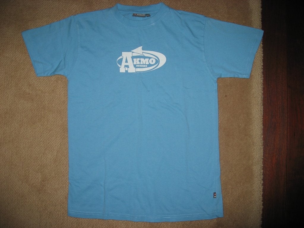 nieuw aqua blauw t-shirt van Akmo Works, mt 152, Verzenden, Nieuw, Akmo, Shirt of Longsleeve