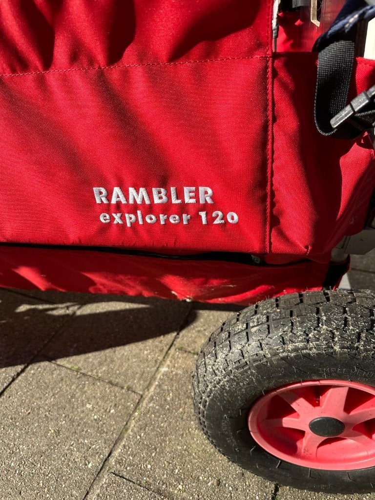 Rambler Explorer 120 bolderkar nieuwstaat incl. accessoires, Caravans en Kamperen, Ophalen, Zo goed als nieuw