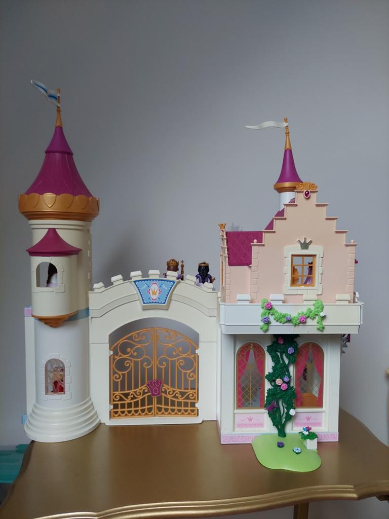 Playmobiel kasteel met koets, Ophalen, Gebruikt, Barbie