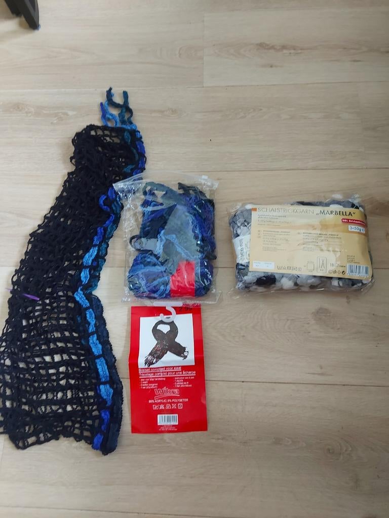2x breigaren voor sjaal, Ophalen of Verzenden, Nieuw, Breien of Haken, Wol of Garen