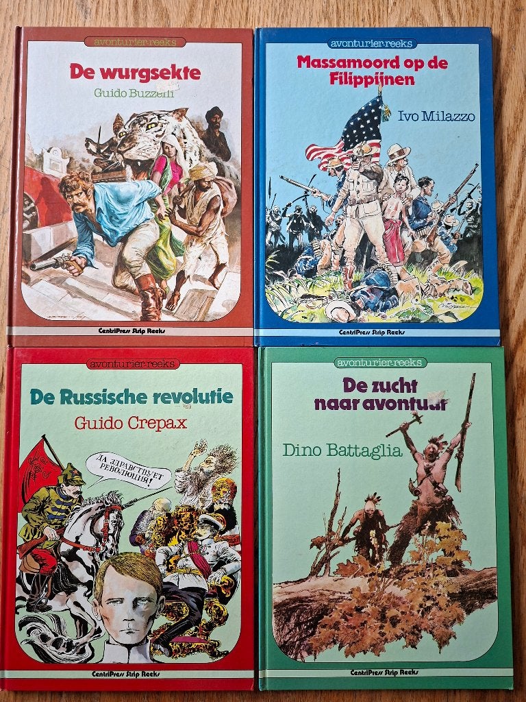 Avonturier-reeks 4x hardcover HC, ook los te koop, ruil, Boeken, Gelezen, Ophalen of Verzenden, Diversen, Meerdere stripboeken