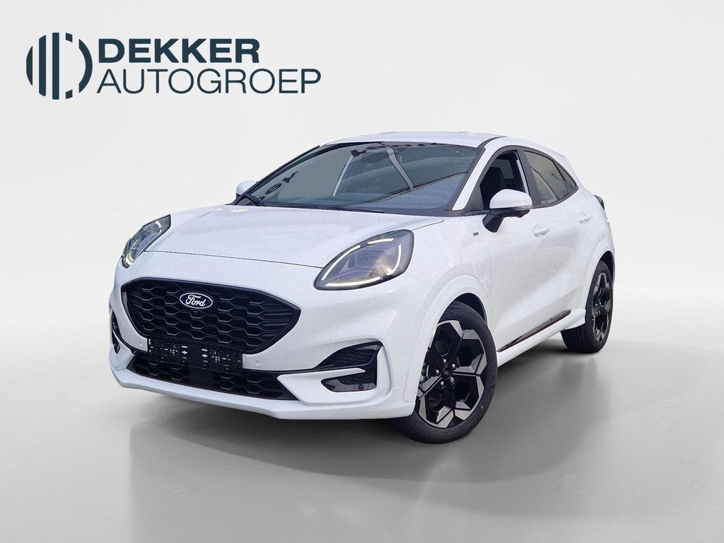 ford Puma 1.0 EcoBoost Hybrid 125PK ST-Line X 18 Inch velgen, Auto's, Ford, Voorwielaandrijving, 125 pk, Puma, Leder en Stof