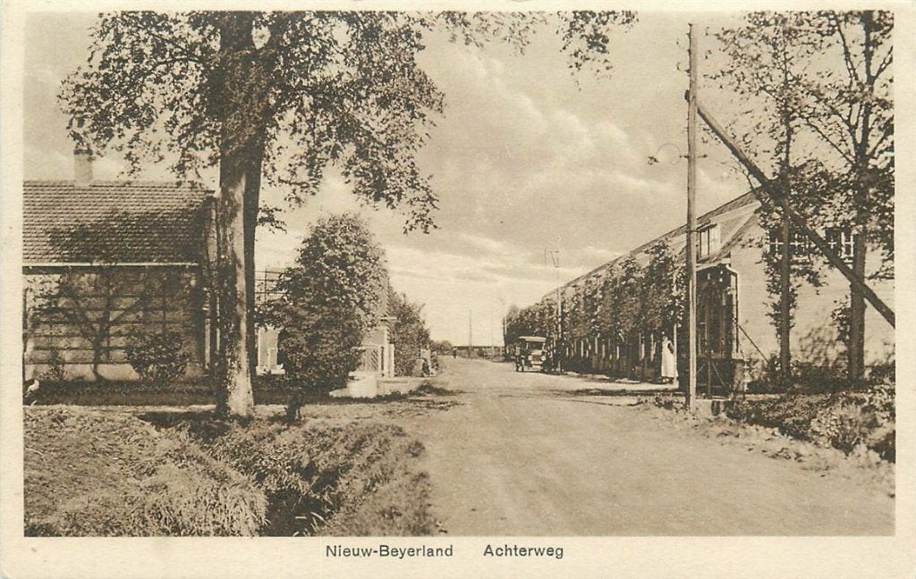 379-178-035 Nieuw Beijerland Achterweg, Verzenden, Voor 1920, Zuid-Holland