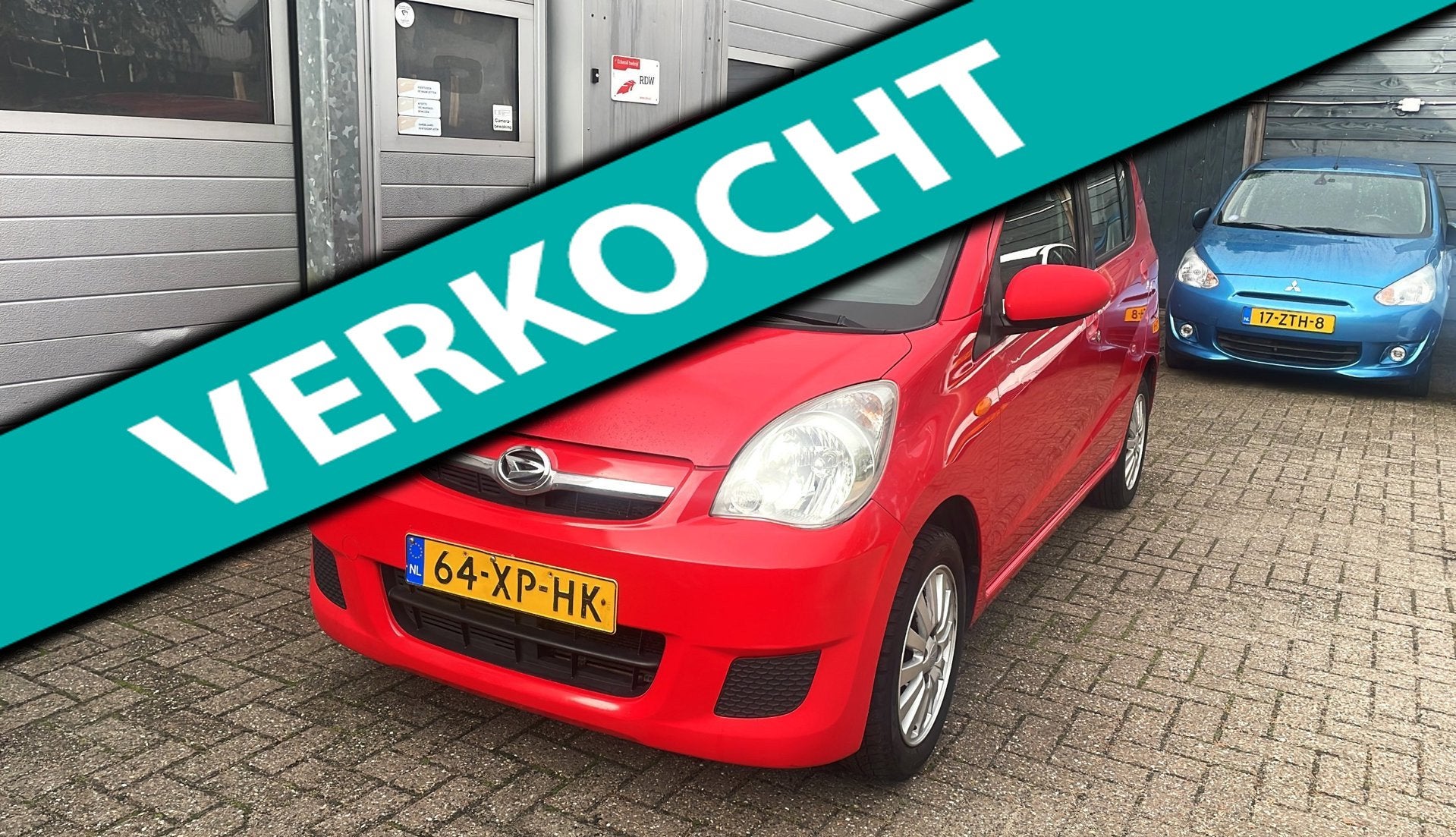 Daihatsu Cuore 1.0 Premium 5D 2007-Airco-Elek.Pakket-New APK, Voorwielaandrijving, Stof, Zwart, 18 €/maand