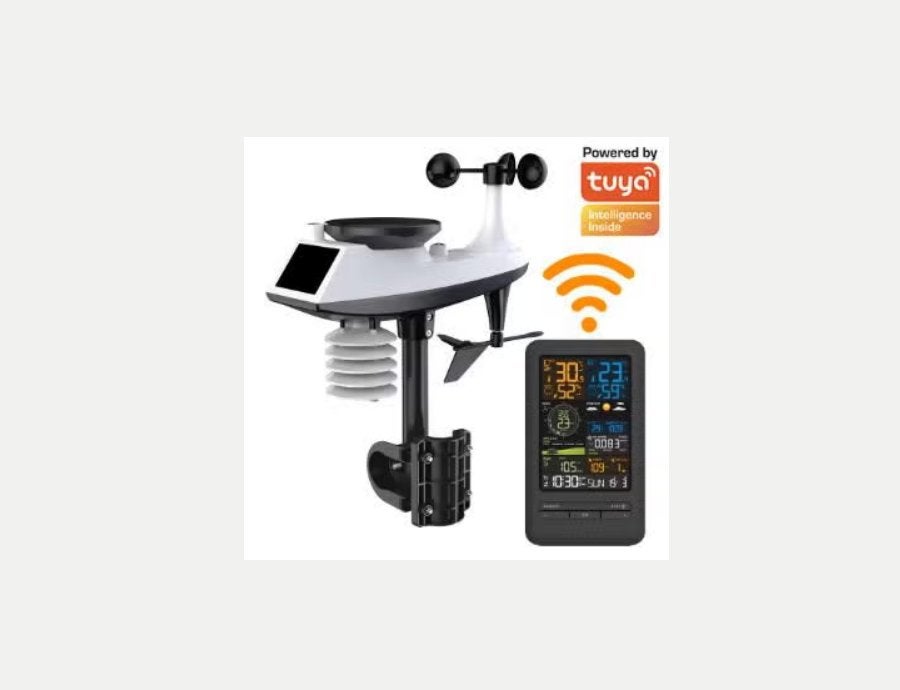 Tuya WiFi Smart 10 in 1 Weerstation met App, Ophalen of Verzenden, Nieuw