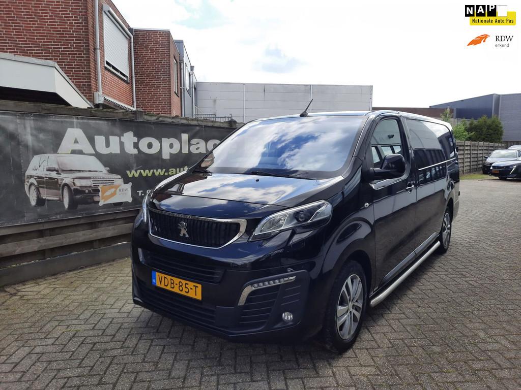 Peugeot Expert 2.0 BlueHDI 180 Lang xenon headup automaat, Auto's, Gebruikt, Euro 6, 4 cilinders, Zwart