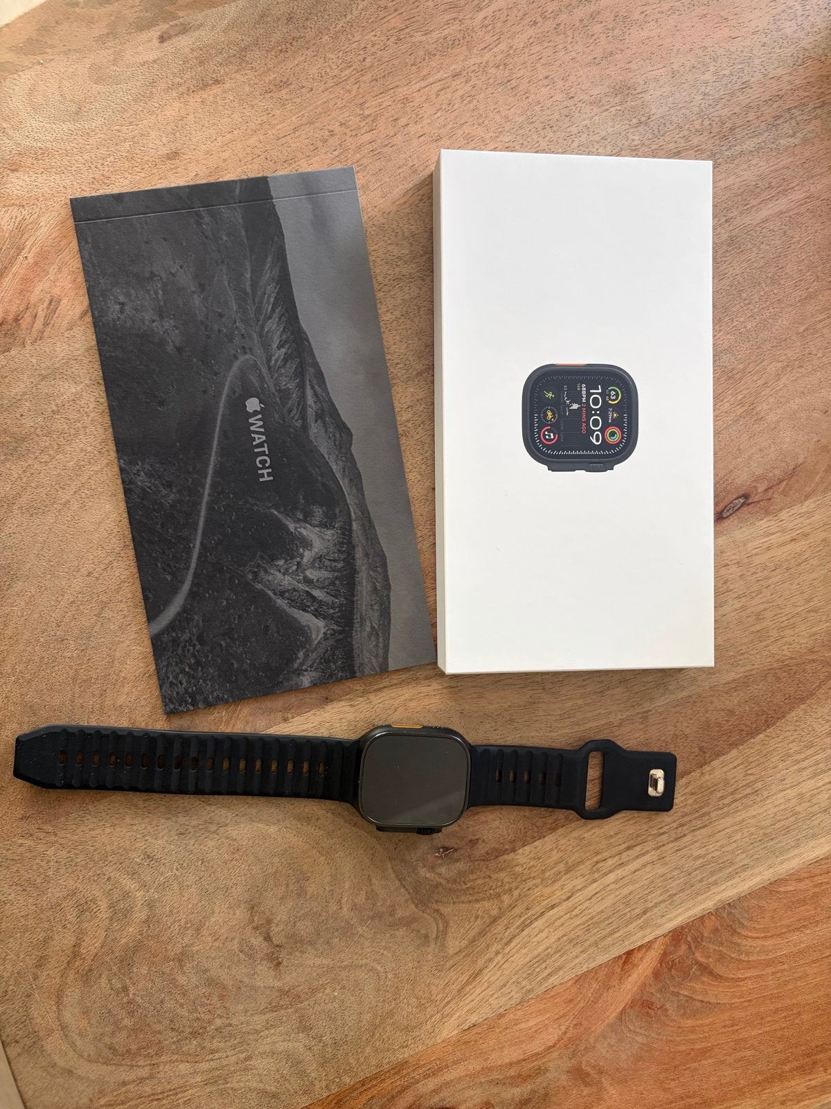 Apple Watch Ultra 2 - Zo goed als nieuw, incl. extra's, Ophalen, Zwart, IOS, Zo goed als nieuw