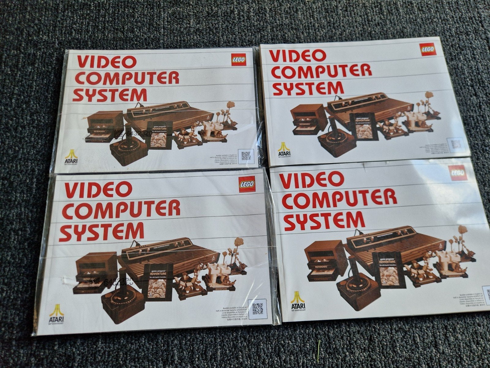 LEGO Ideas 21340 Atari 2600 Video Computer System (4x), Ophalen of Verzenden, Atari 2600