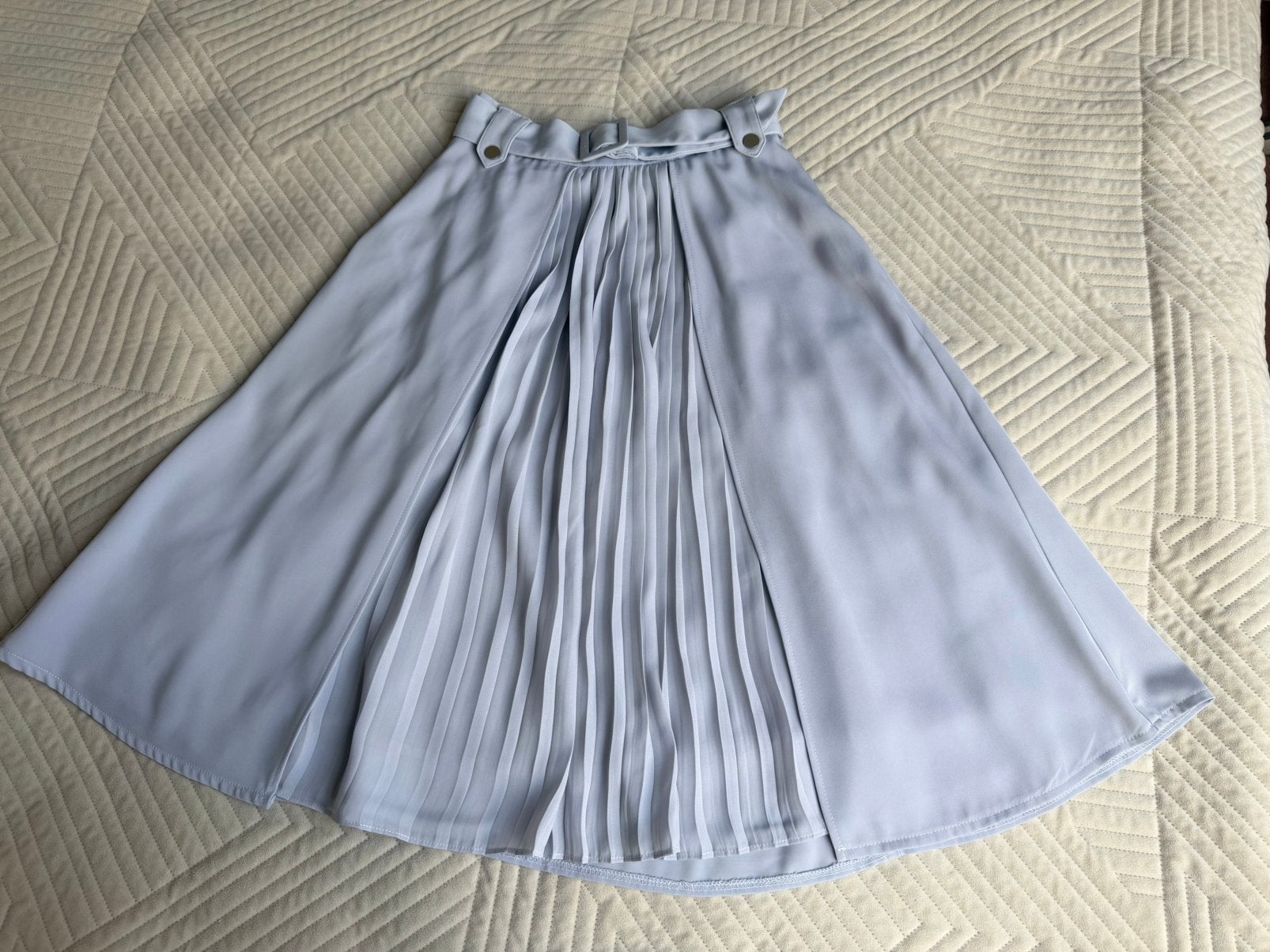 Skirt, Ophalen of Verzenden, Gedragen, Grijs, Knielengte