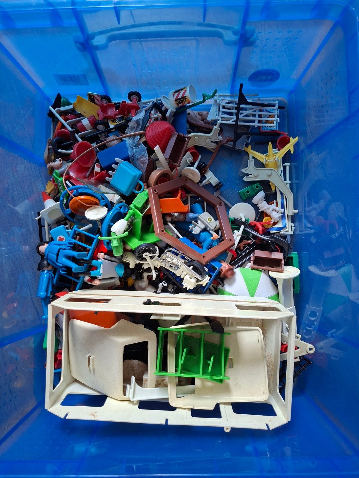 Partij oud Playmobil - Losse onderdelen en figuren, Ophalen, Gebruikt