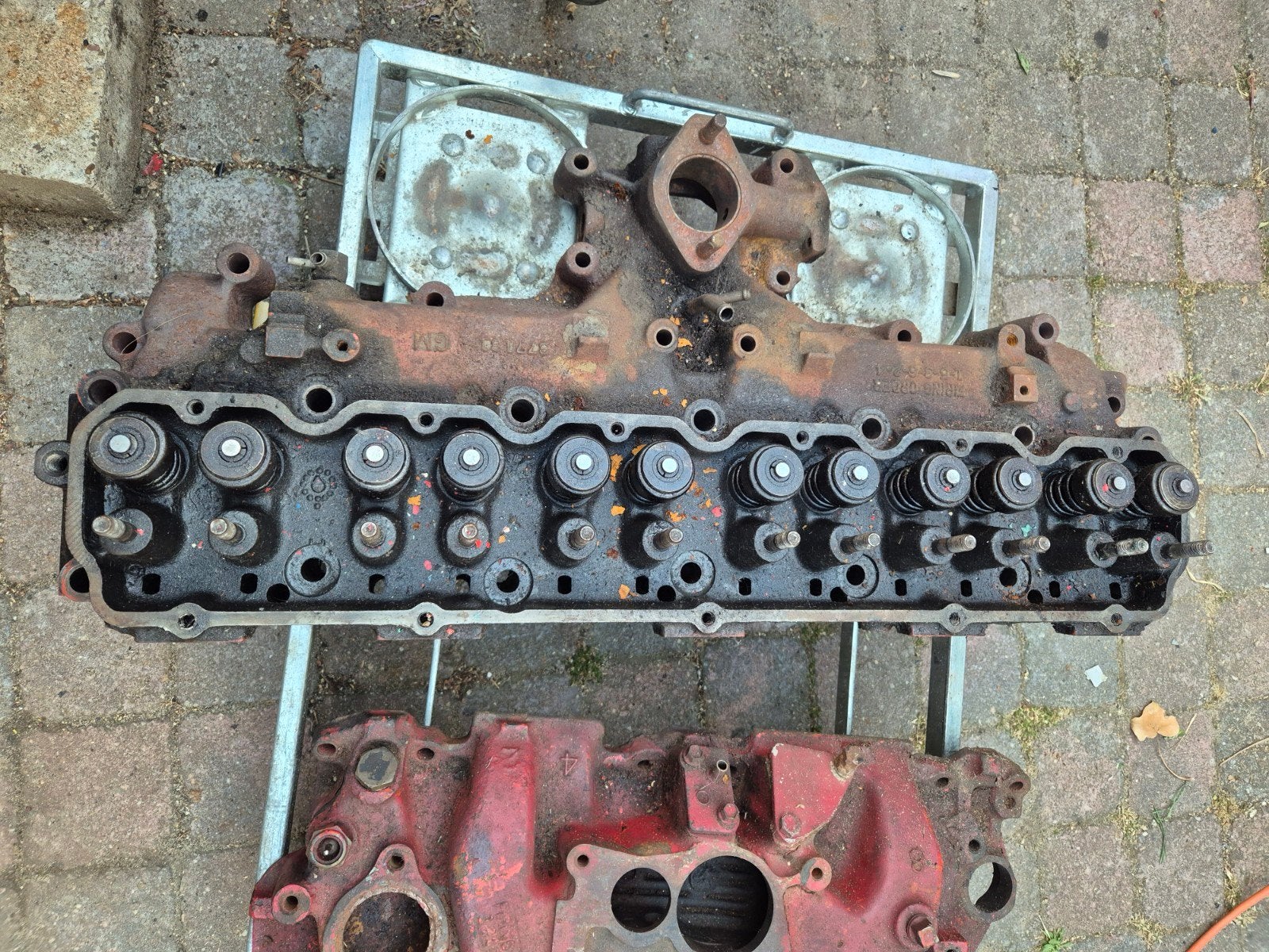 6 inline cilinderkop, Ophalen, Gebruikt, Chevrolet