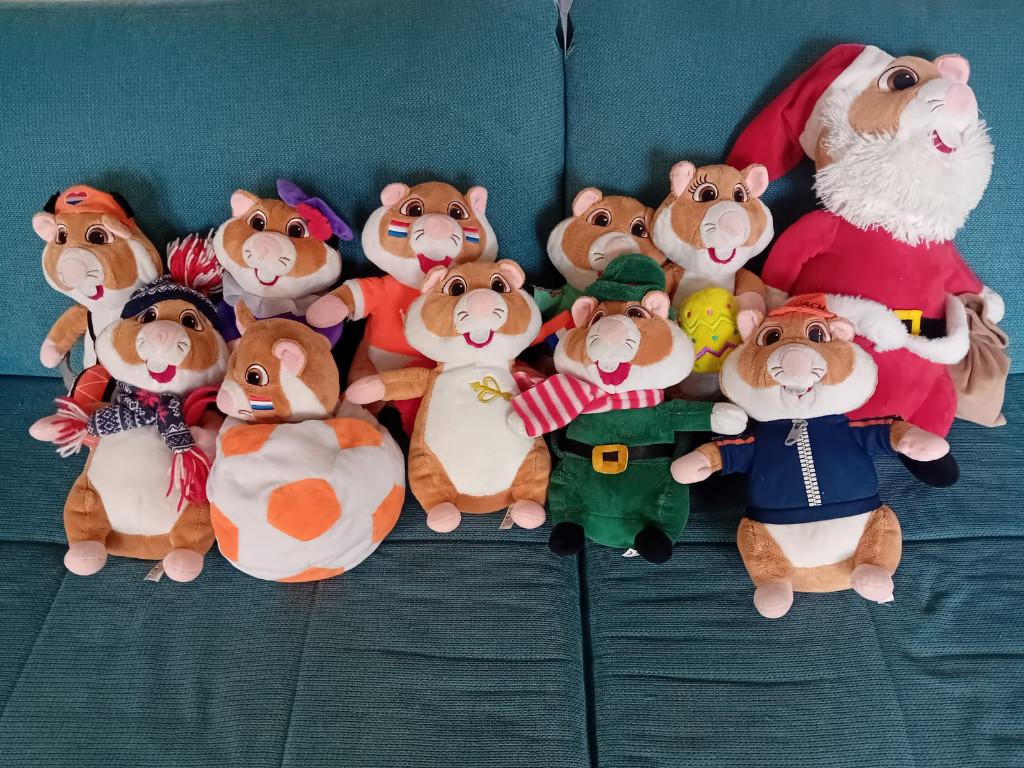 Knuffels met veel AH-hamsters, Hamster, Ophalen of Verzenden, Zo goed als nieuw, Middelgroot (20 tot 80 cm)