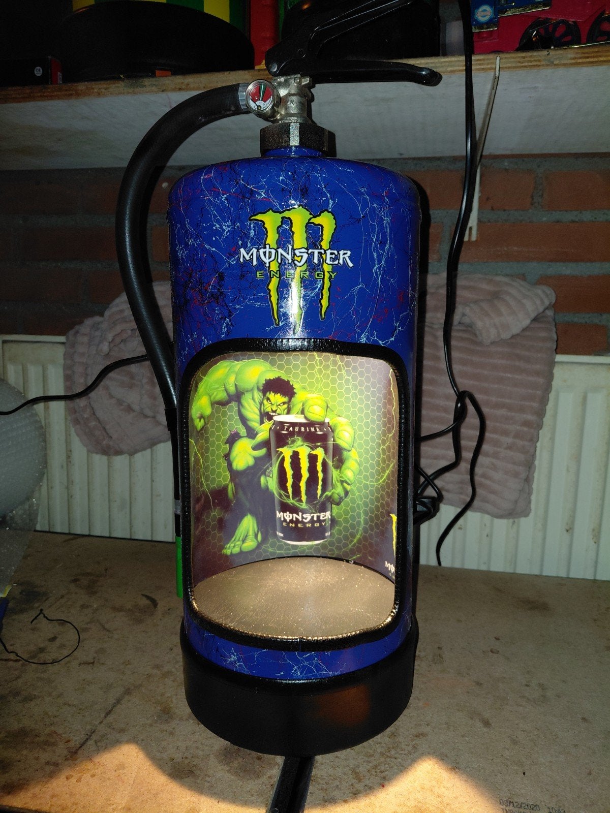 Monster energie lamp, Ophalen of Verzenden, Nieuw