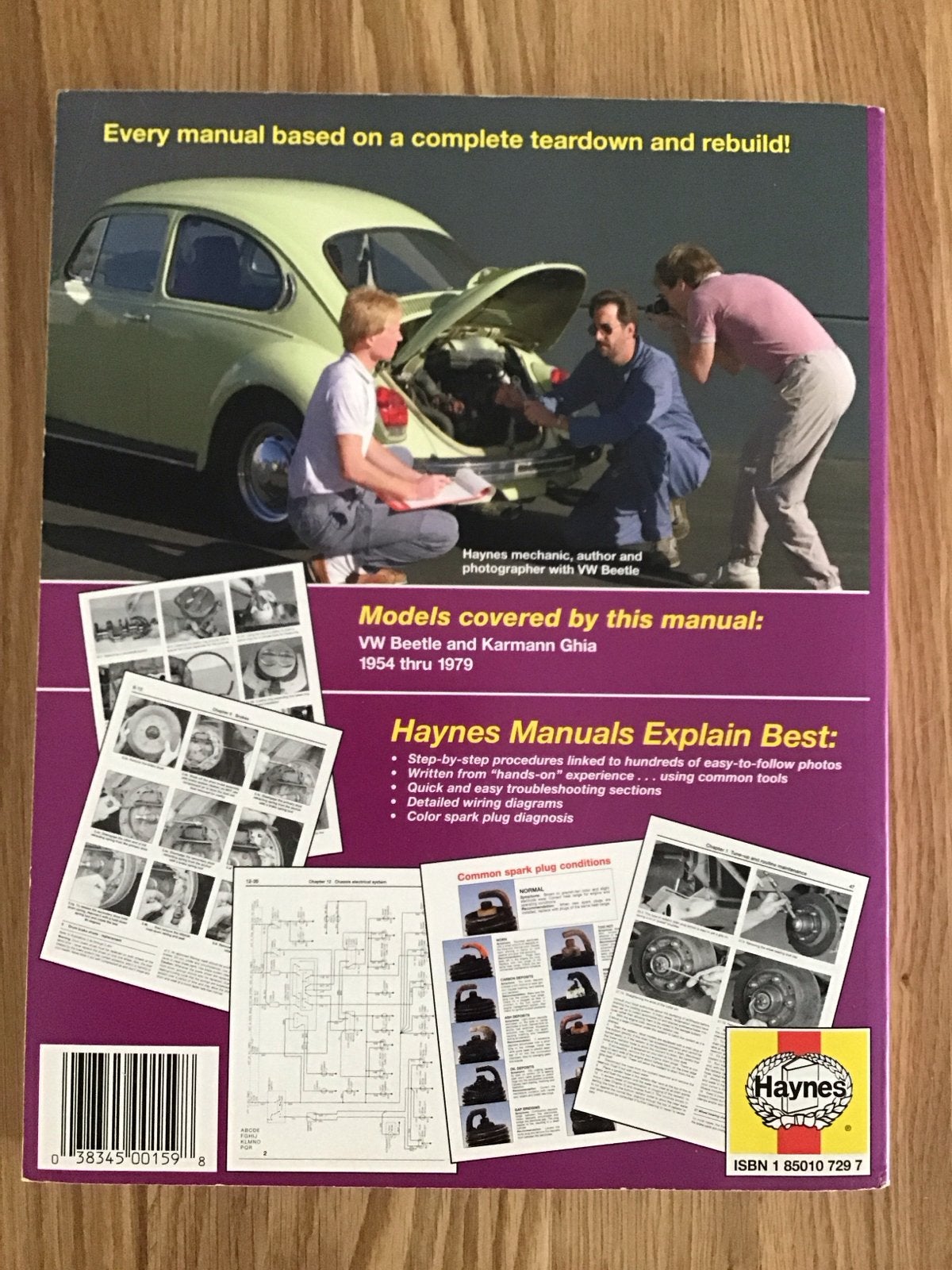 VW Kever & Karman Ghia Haynes Reparatiehandleiding 1954-1979, Auto diversen, Ophalen of Verzenden