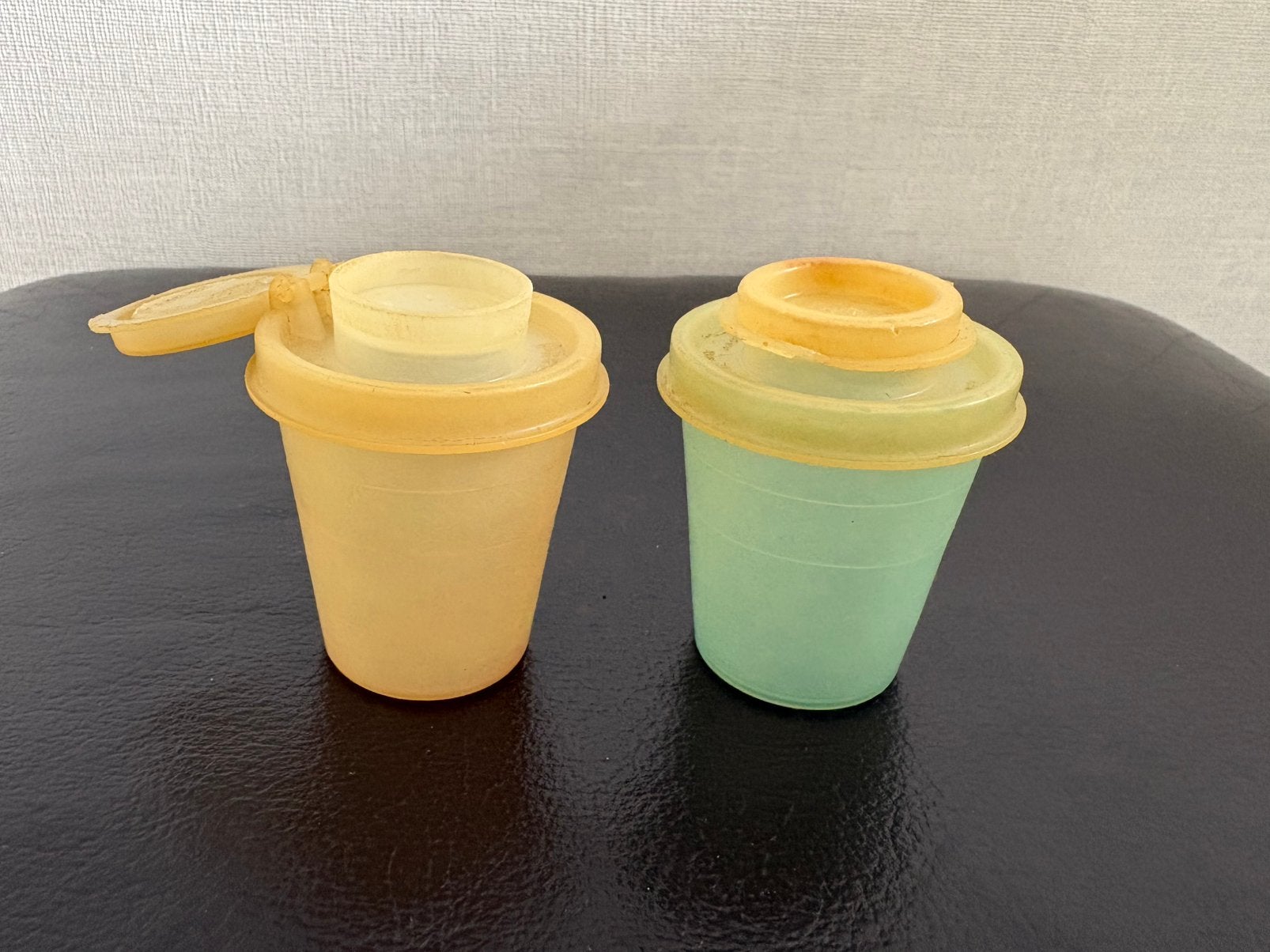 Tupperware vintage peper&zout setje, Ophalen of Verzenden, Gebruikt, Overige typen