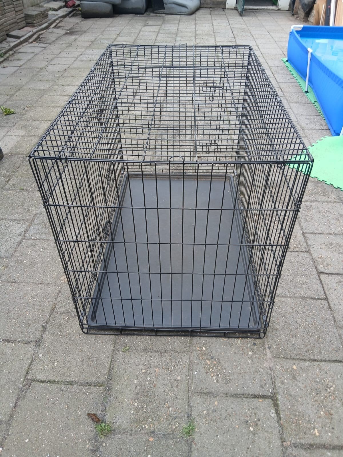 Grote bens 120 × 80 × 75, Dieren en Toebehoren, Hondenhokken, Ophalen, Zo goed als nieuw, 110 cm of meer, 100 cm of meer