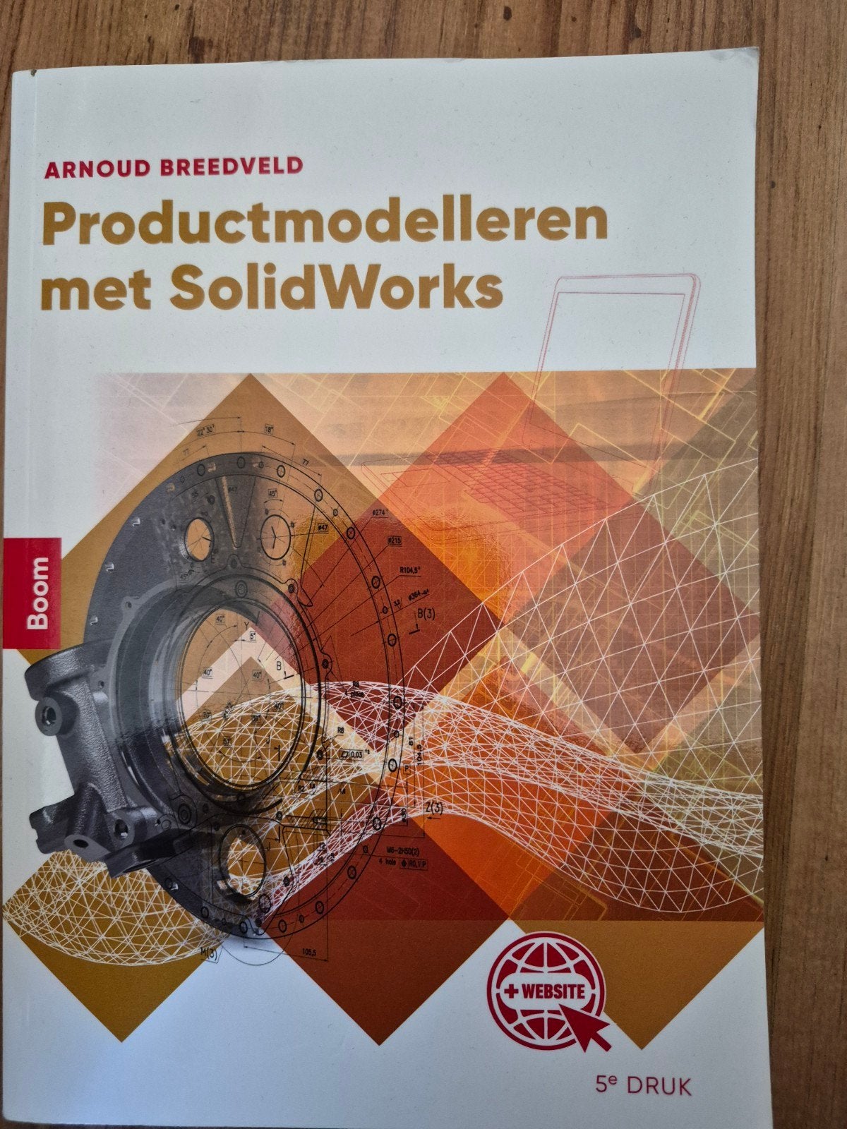 Productmodelleren met SolidWorks - 5e druk, Beta, HBO, Ophalen of Verzenden, Arnoud Breedveld
