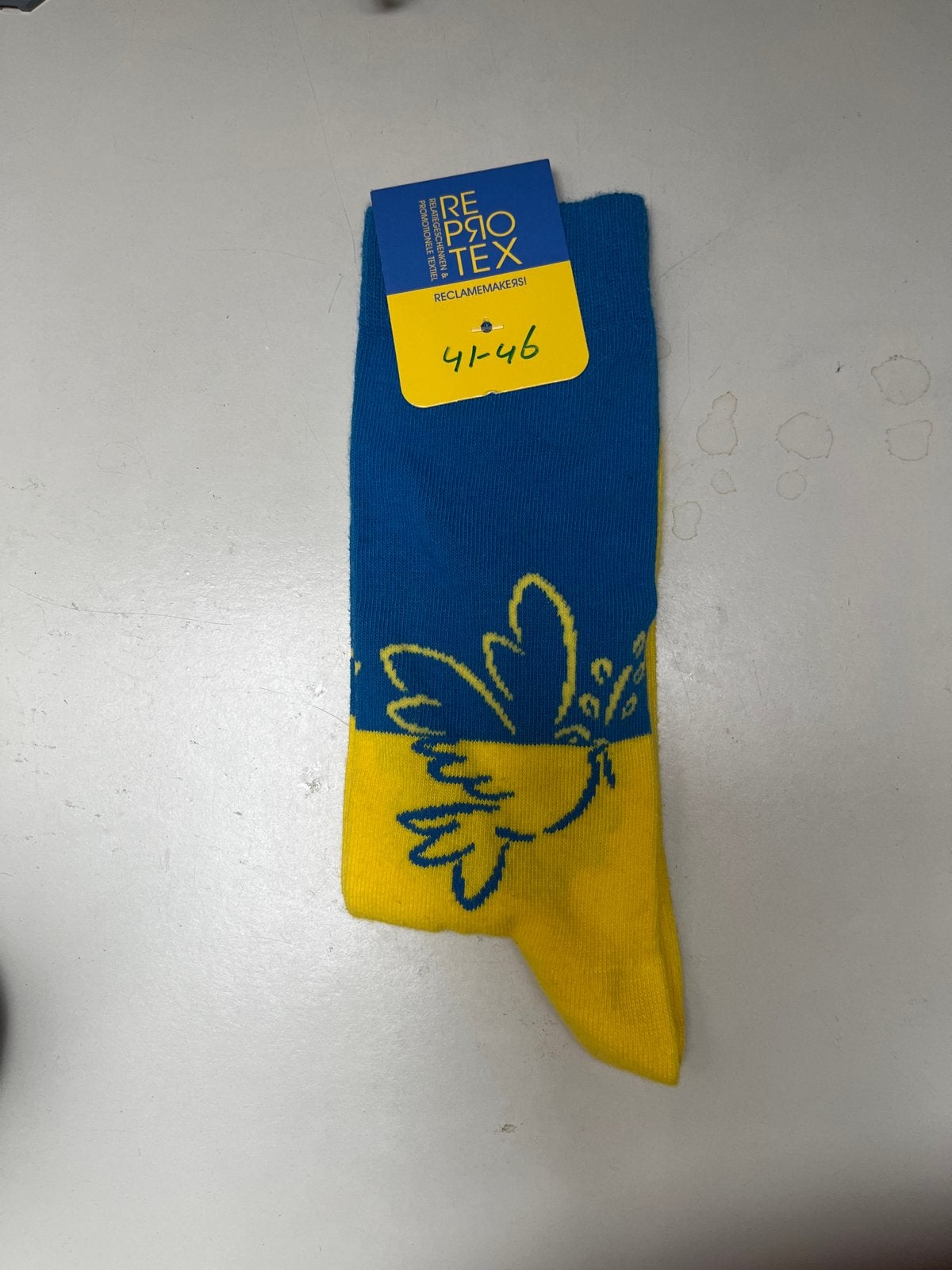 Steun Oekraïne Sokken - Maat 41-46, Sokken en Kniesokken, Blauw, Nieuw, Ophalen of Verzenden
