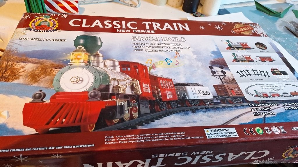 Kerst trein wagons, Ophalen of Verzenden, Zo goed als nieuw