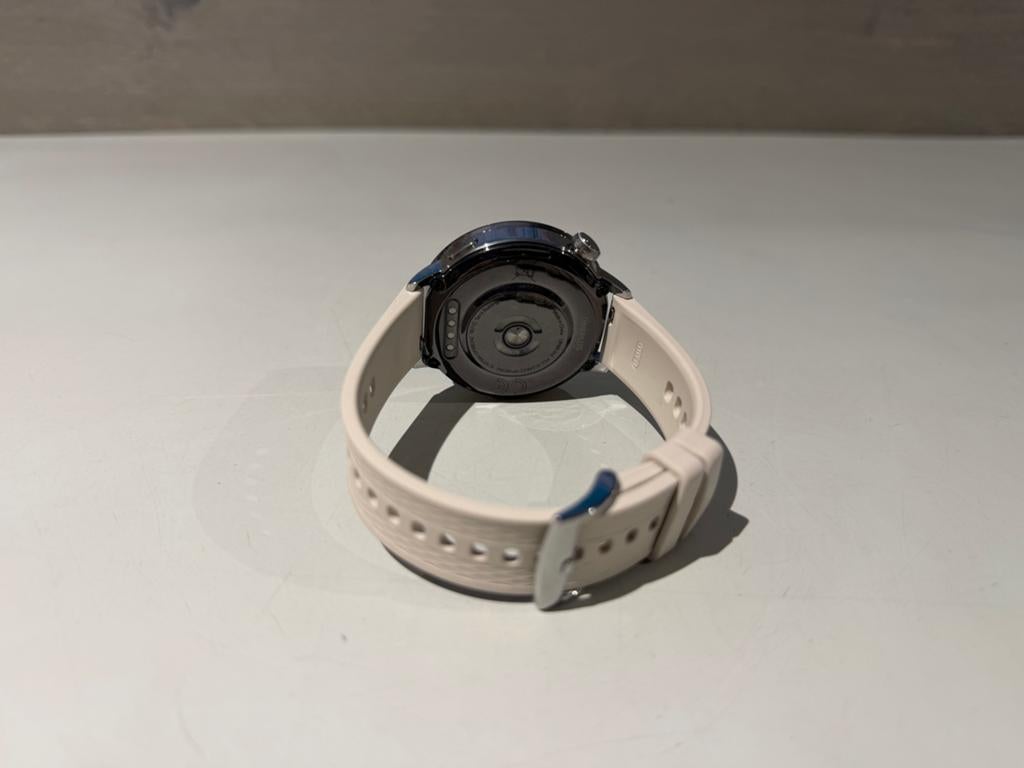 OnePlus Watch 3 43mm Zilver met Witte Rubberen Band, Nvt, Ophalen of Verzenden, Zo goed als nieuw, Nvt