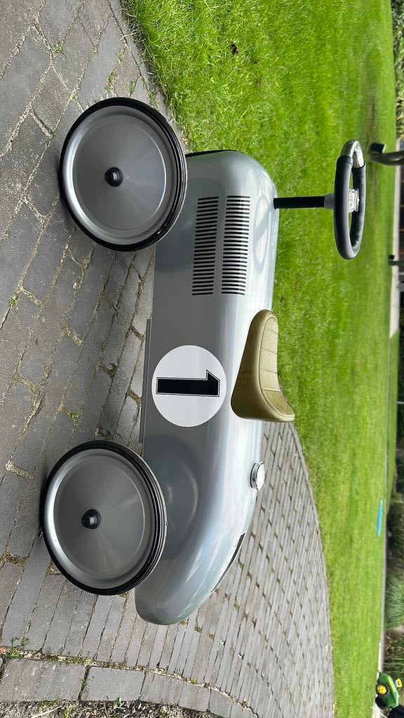 zilveren Retro Roller loopauto, Ophalen, Gebruikt, Loopfiets