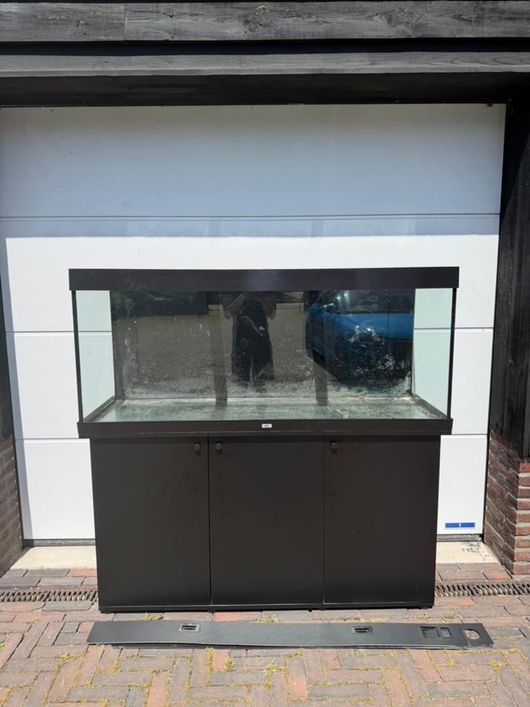 Juwel rio 450 compleet met 2x helialux, Dieren en Toebehoren, Vissen | Aquaria en Toebehoren, Ophalen, Gebruikt, Leeg aquarium
