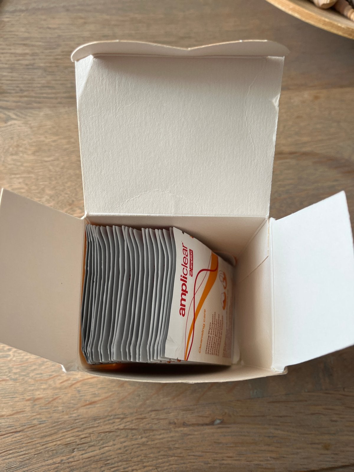 Reigingsdoekjes hoortoestel, Ophalen, Nieuw