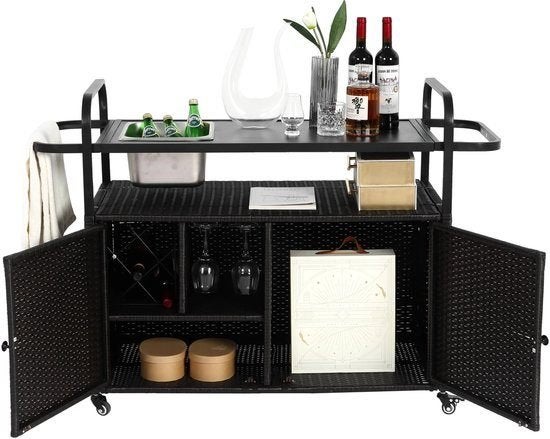 Mobiele Buitenbar – Buitentafel – Serveerwagen, Corvance B.V., Verzenden, Nieuw, Corvancebol@gmail.com
