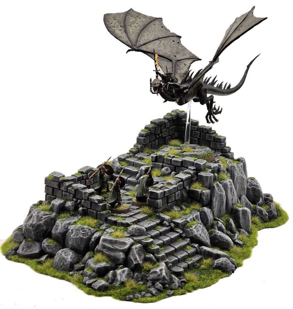 Fantasy terrein voor tabletop games - warhammer - 3D print, Ophalen of Verzenden, Nieuw, Lord of the Rings, Toebehoren