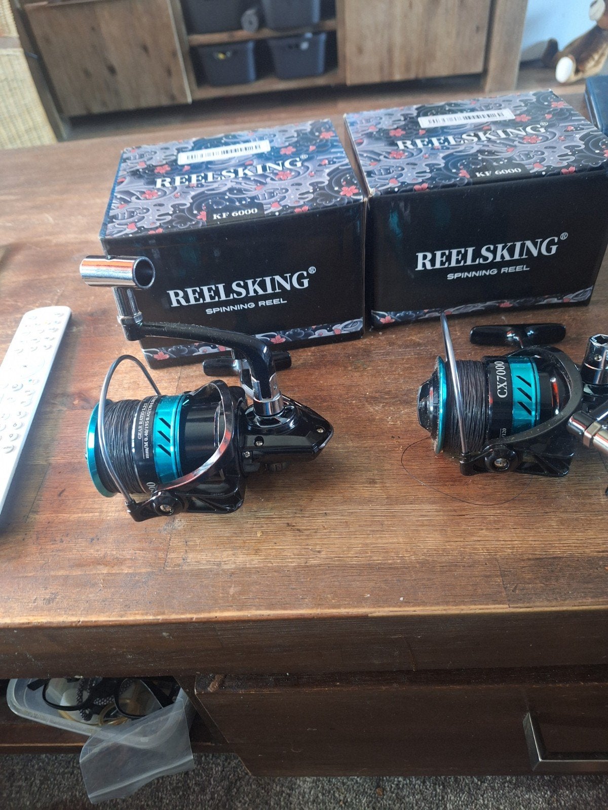 Reelsking Spinning Reels KF6000 en CX7000, Ophalen, Nieuw, Molen
