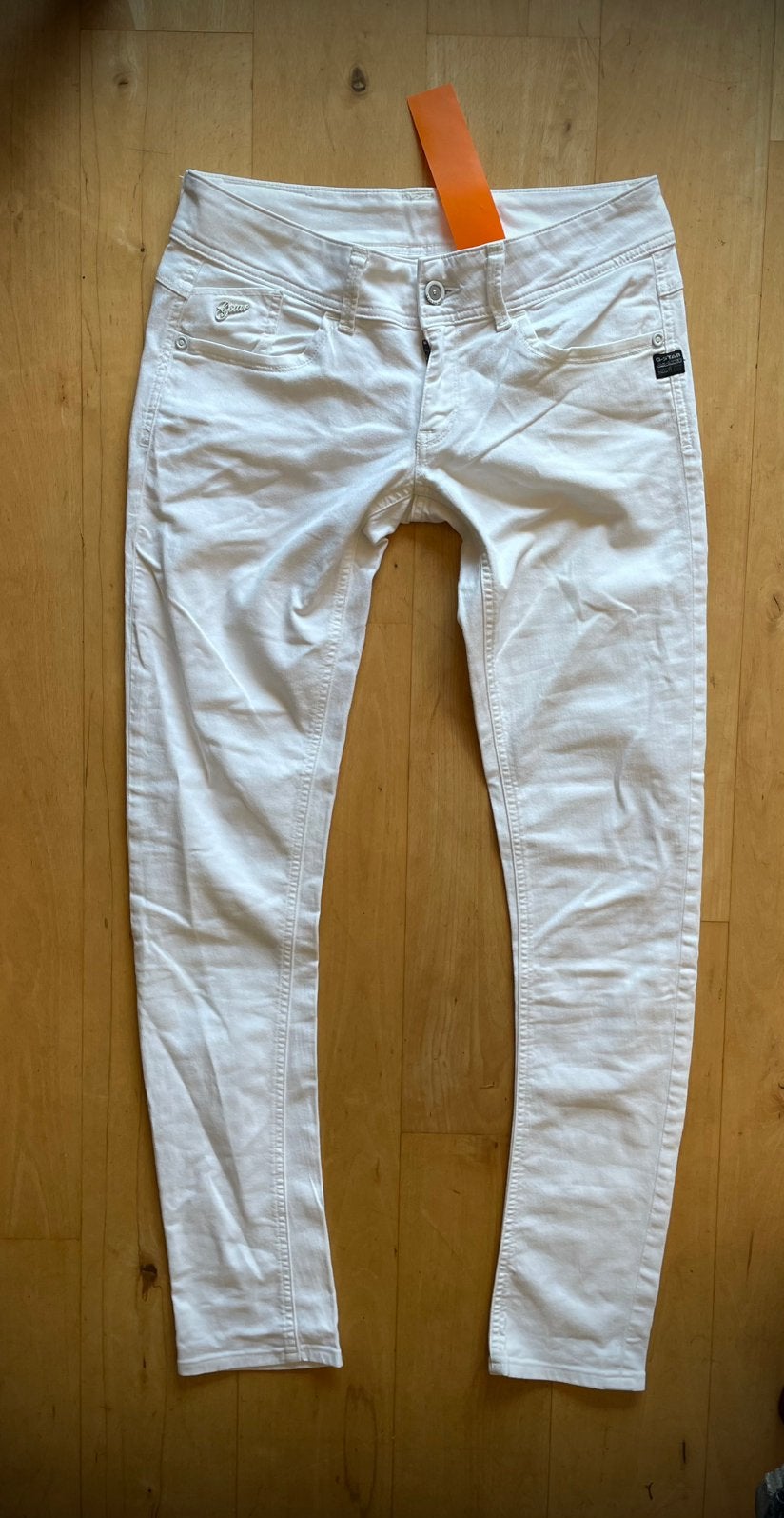 G Star Raw Lynn Skinny Wmn jeans spijkerbroek W30 L34, Kleding | Dames, Ophalen of Verzenden, Zo goed als nieuw, Wit, W30 - W32 (confectie 38/40)