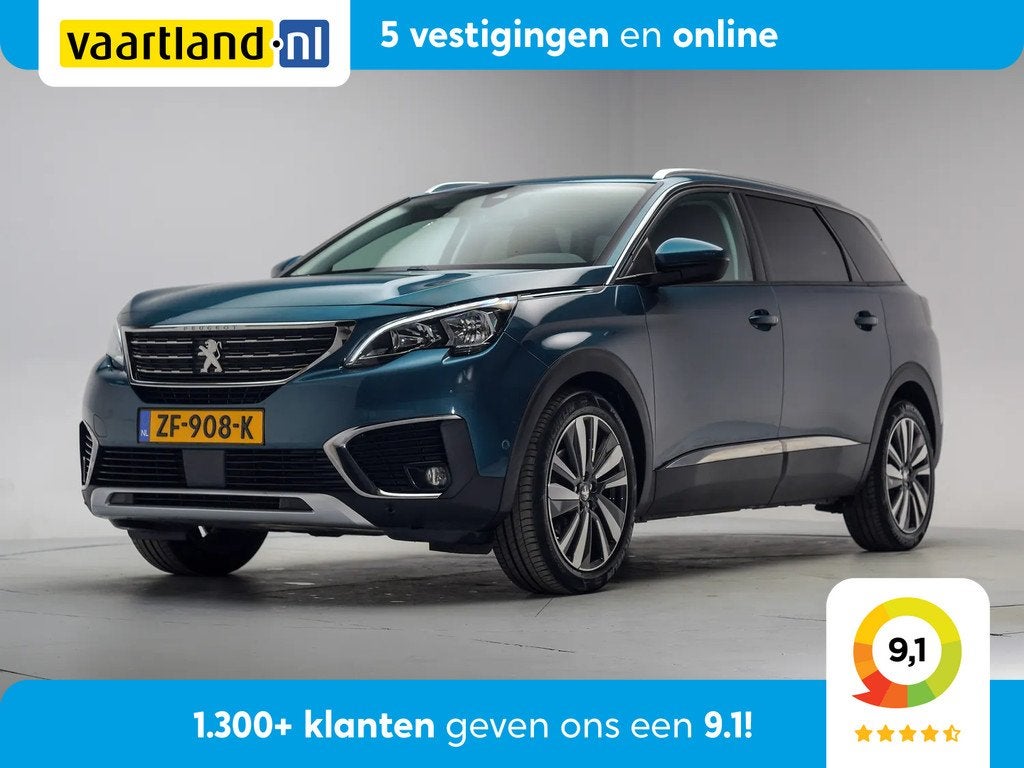 Peugeot 5008 1.2 PureTech Allure 7-pers. [ Navi+Carplay Came, Auto's, Peugeot, Gebruikt, 1295 kg, 1199 cc, 7 stoelen