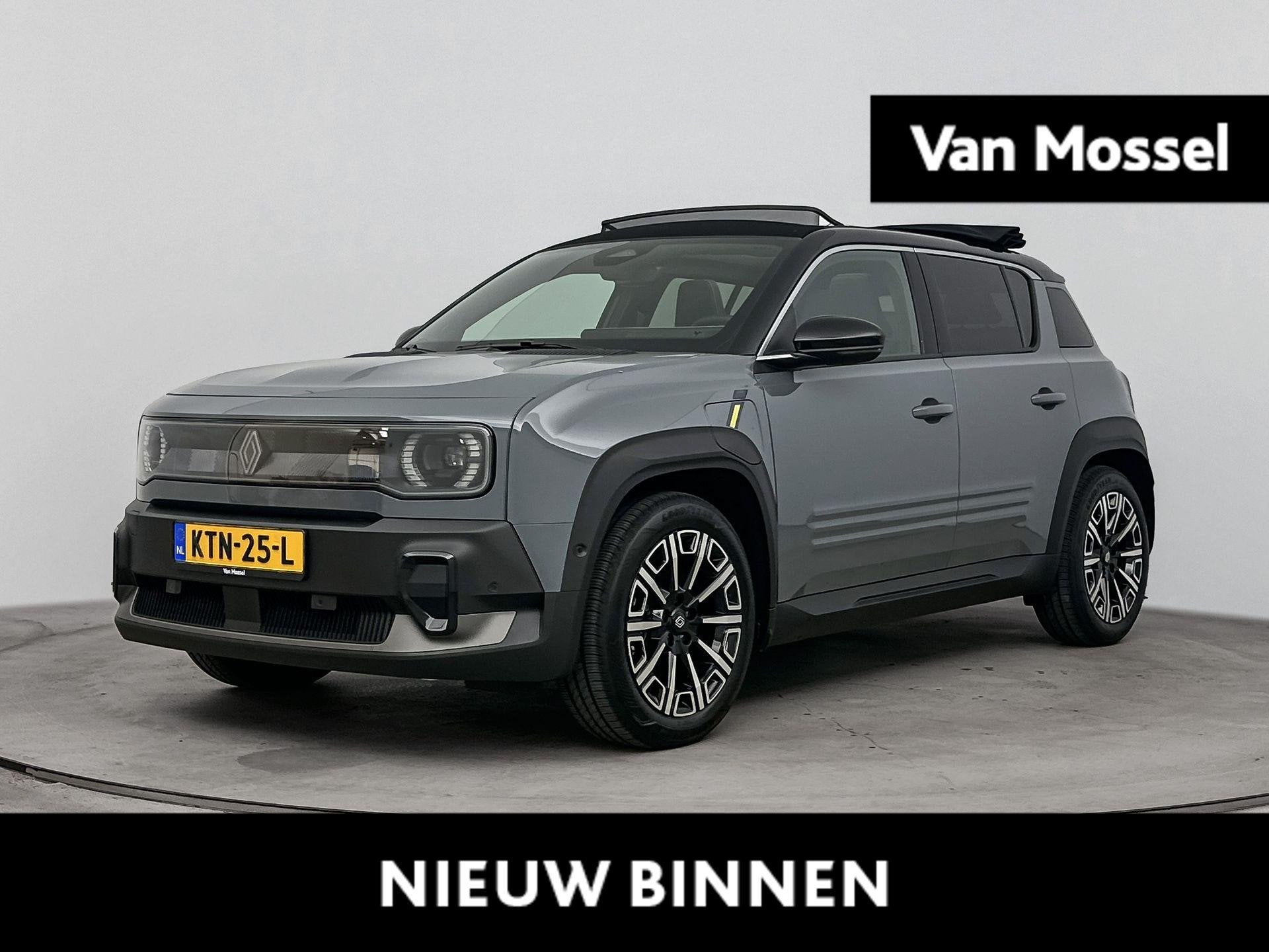 Renault 4 comfort range iconic 52 kWh 150Pk Plein Sud | Elek, Auto's, Renault, Dealer onderhouden, 750 kg, 150 pk, Leder en Stof