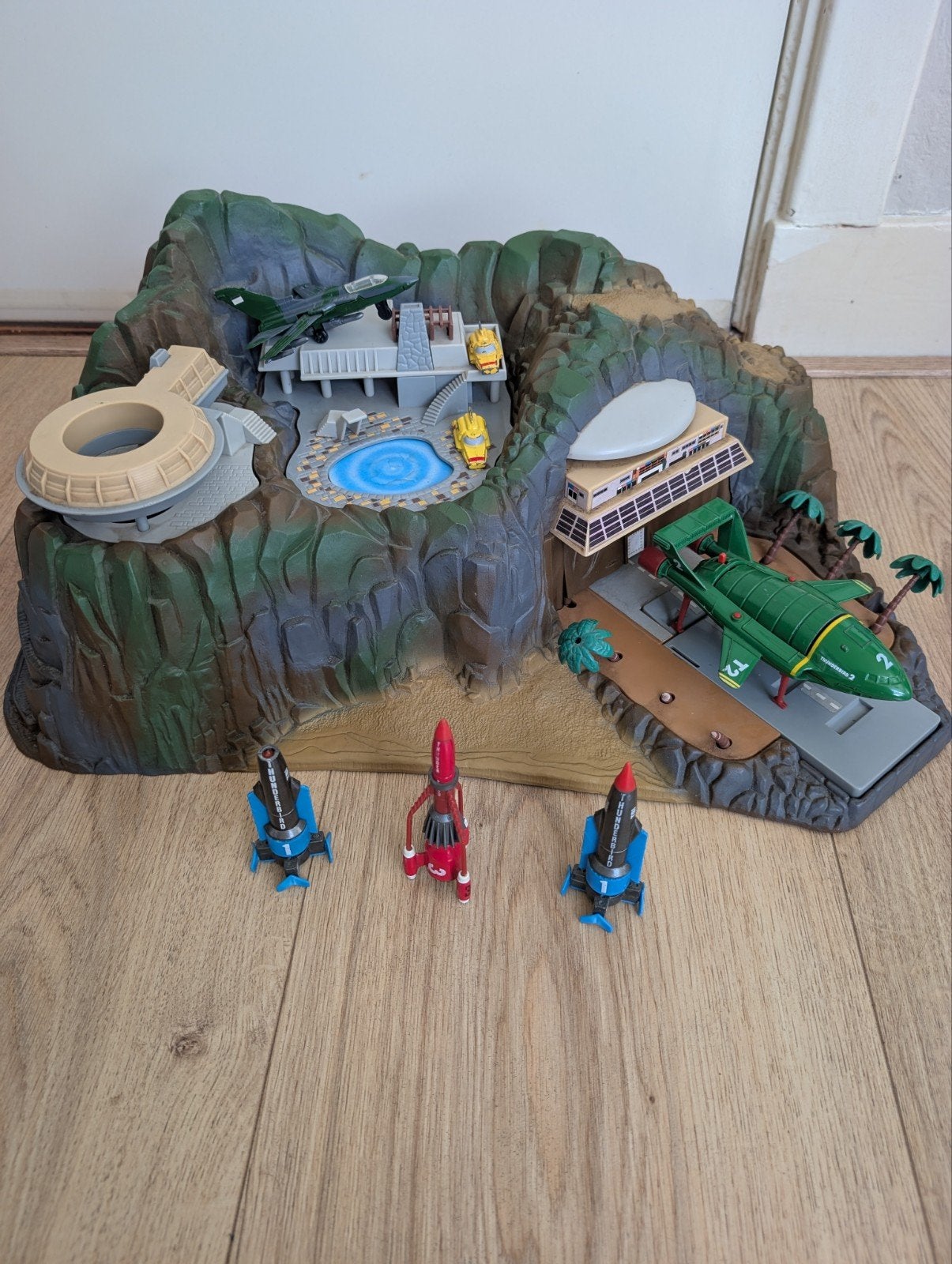 Thunderbirds Tracy Island Speelset met Voertuigen, Ophalen of Verzenden, Gebruikt