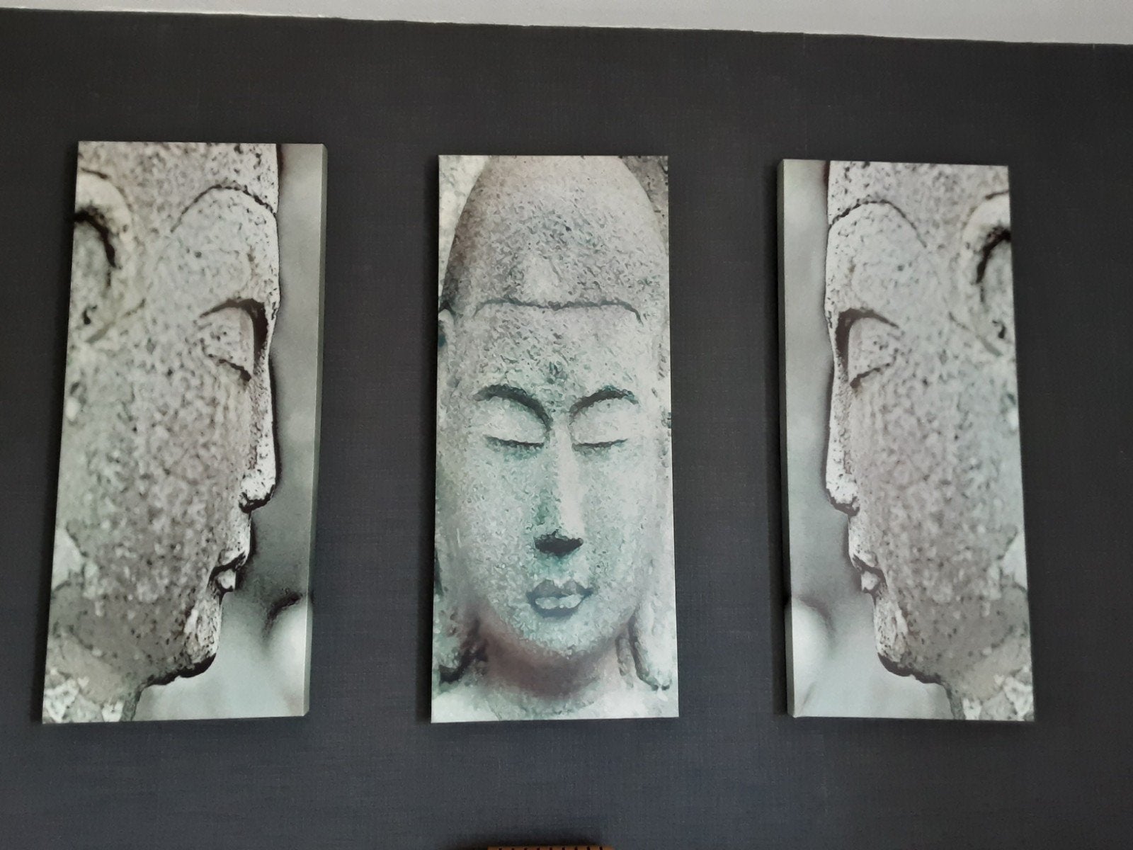 Boeddha Canvas Schilderij - Set van 3, Ophalen, 50 – 75, Minder dan 50 cm, Zo goed als nieuw
