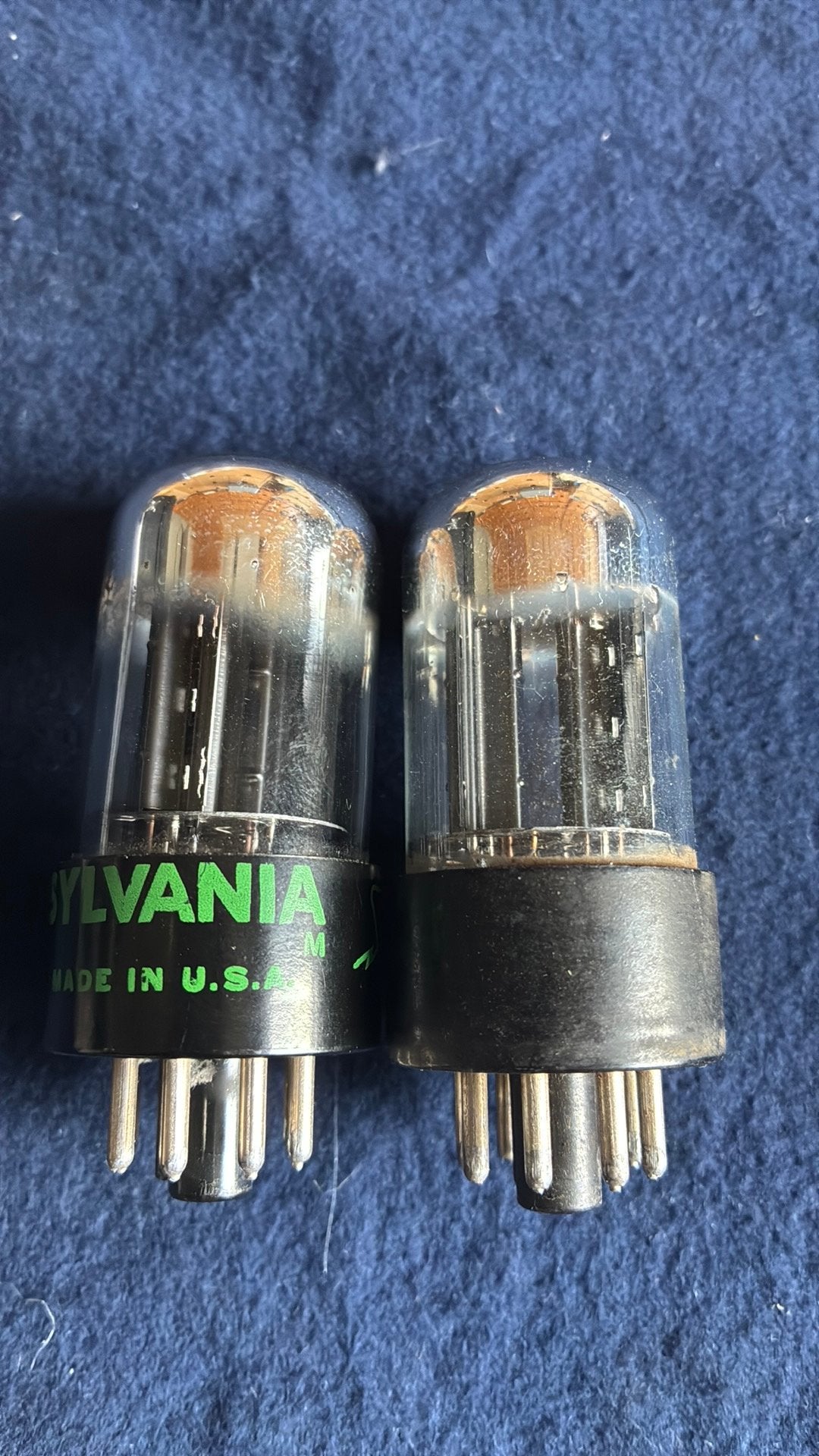 Sylvania 6SN7GTB chrome top / matched pair, Ophalen of Verzenden, Buis of Buizen