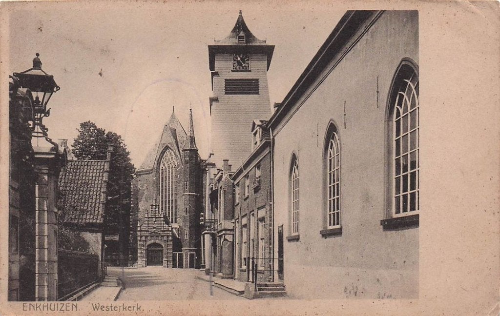 703-097-049 Enkhuizen Westerkerk, Verzenden, Voor 1920, Noord-Holland