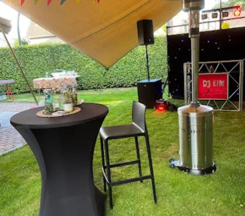 Statafels en stoelen huren Enschede Party Verhuur Het Oosten, Ophalen of Verzenden, Zo goed als nieuw, Verjaardag