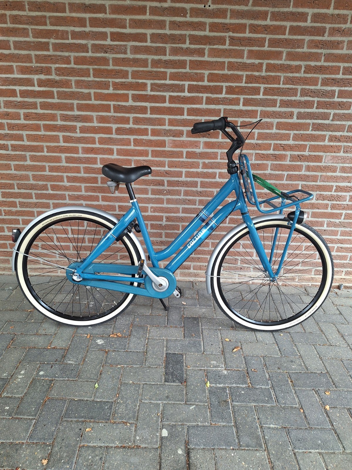Cortina crush 28 inch dames fiets, Terugtraprem, Gebruikt, Versnellingen, 50 tot 53 cm