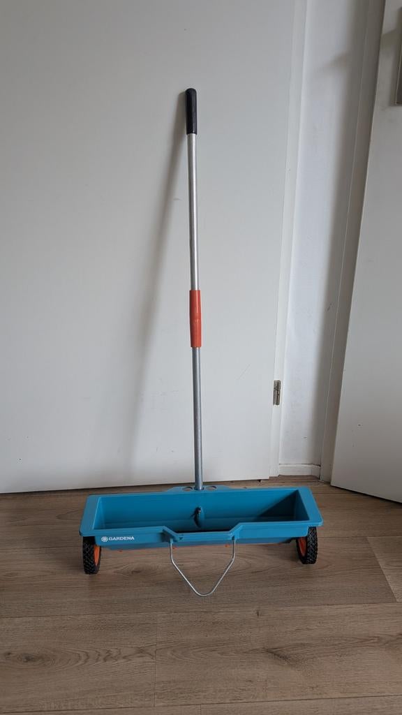 Gardena Strooiwagen combisysteem, Ophalen, Gebruikt