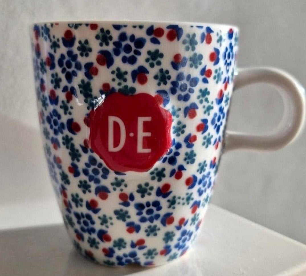 Douwe Egberts senseobeker Dutch Indigo, Ophalen of Verzenden, Zo goed als nieuw, Overige stijlen, Kop(pen) en/of Schotel(s)
