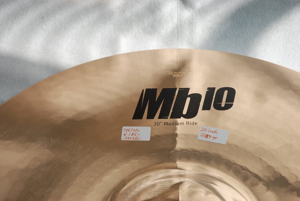 NIEUW!  Meinl MB10 Medium ride bekken 2254gr. 20 inch, ., Drums of Percussie, Nieuw, Ophalen of Verzenden