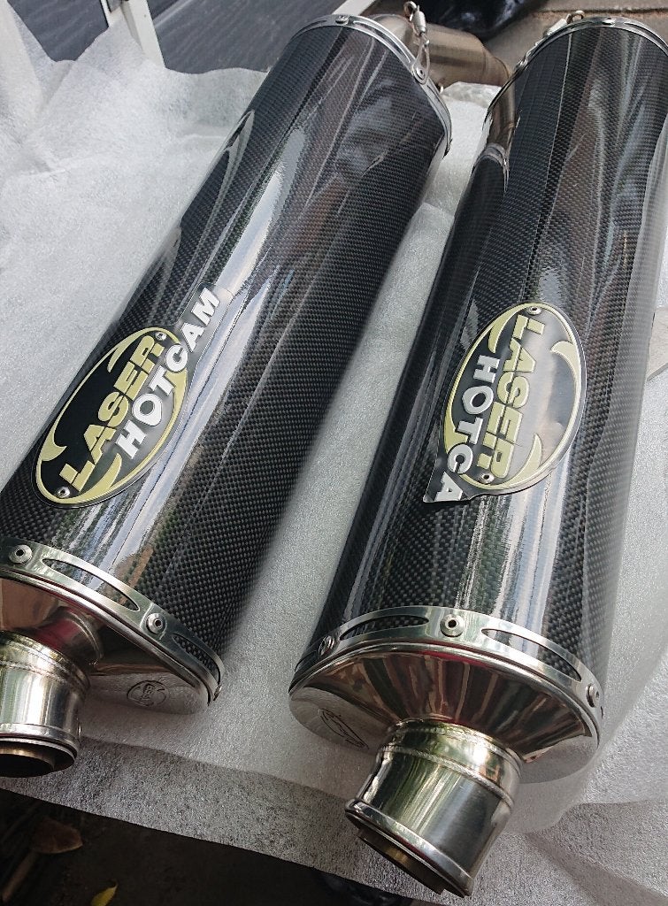 als NIEUW HAYABUSA LASER Uitlaatdempers  geen akrapovic, Ophalen of Verzenden, Nieuw