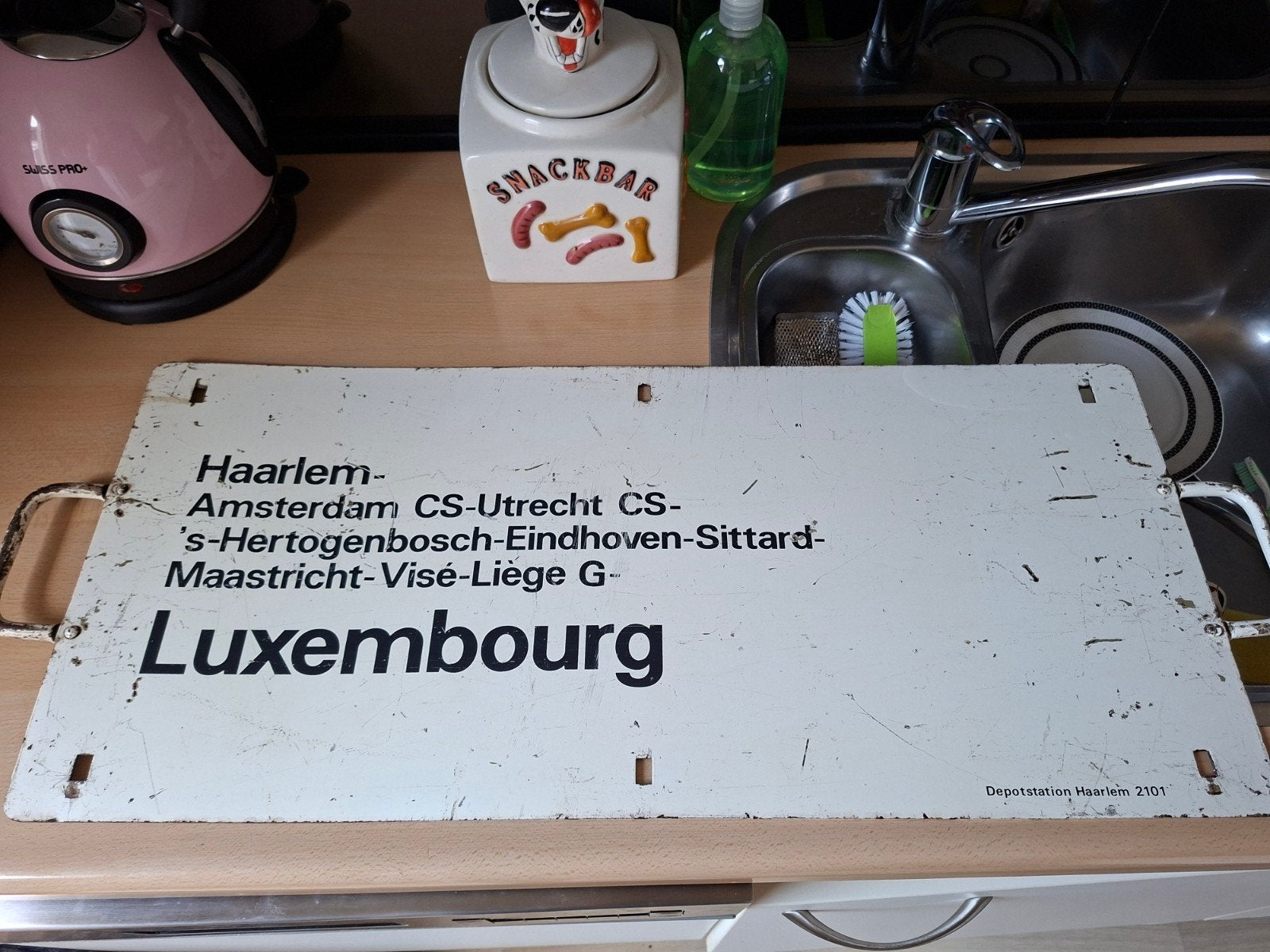 trein bord, Ophalen of Verzenden, Gebruikt, Trein, Overige typen