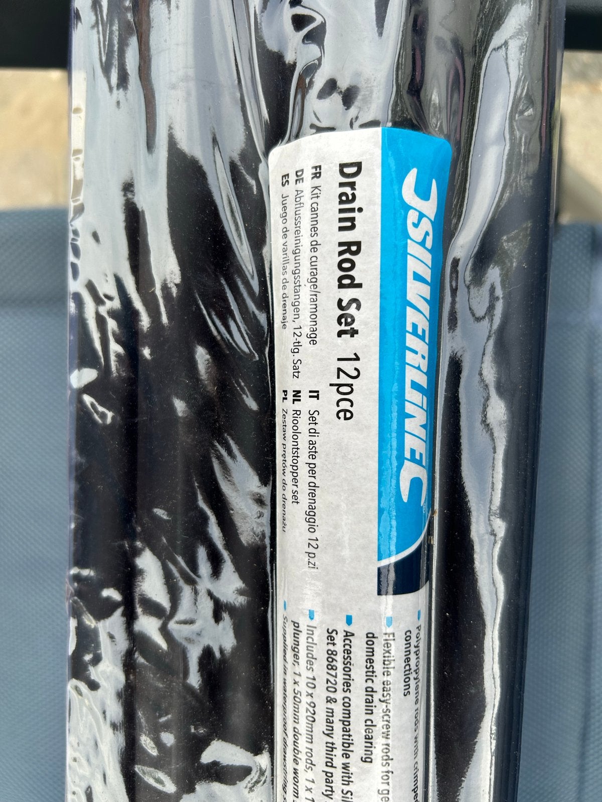 Nieuw Silverline Riool Ontstopper Stangen Set - 12-delig, Ophalen of Verzenden, Nieuw, Overige typen, Overige merken