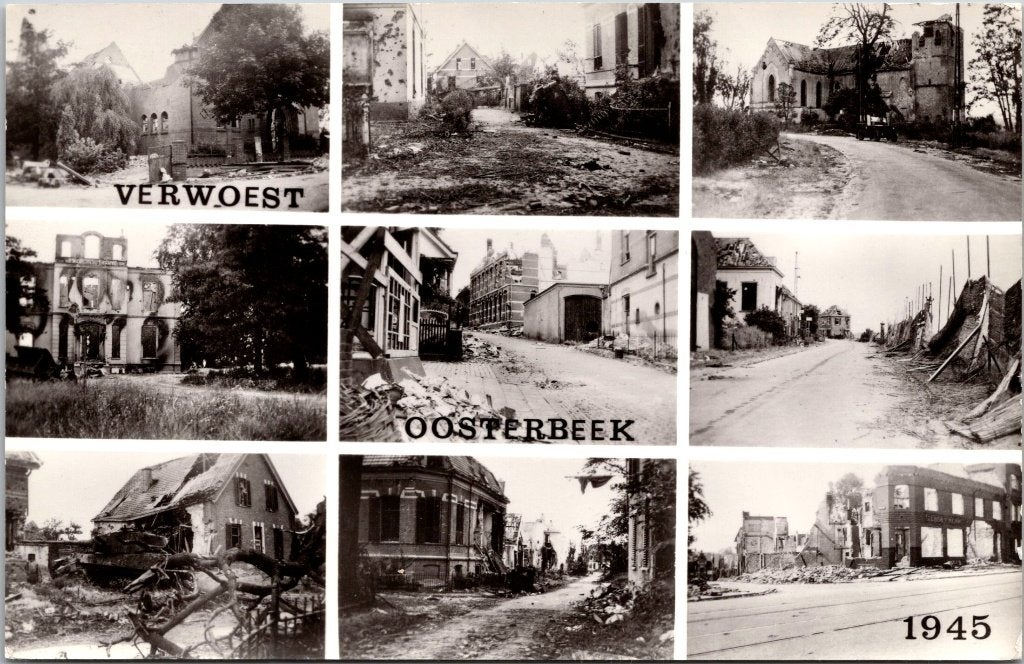 Oosterbeek - 12 oude ansichtkaarten III, Verzenden, 1940 tot 1960, Gelopen, Gelderland