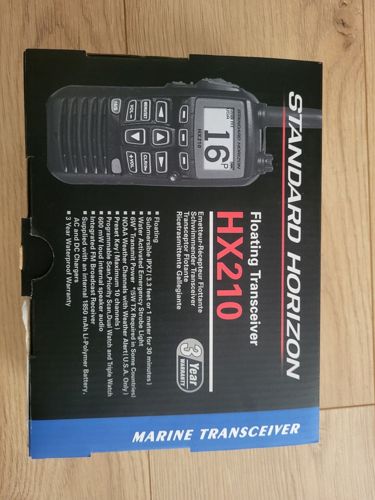 handheld marifoon standard horizon hx210, Ophalen of Verzenden, Nieuw, Communicatie
