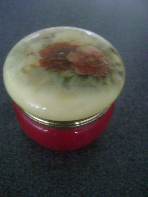 alabaster pillendoosje, Ophalen of Verzenden, Gebruikt