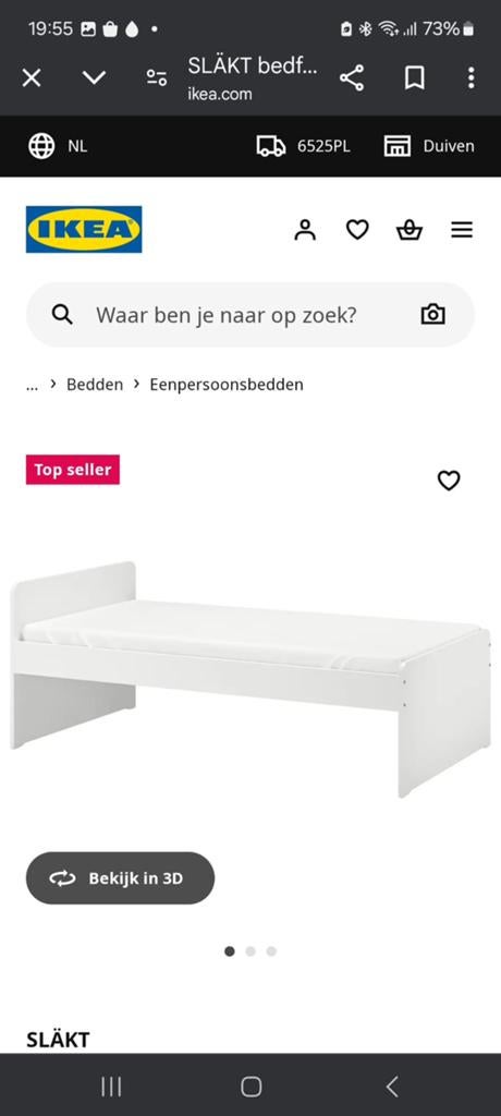 Bed, Ophalen of Verzenden, Zo goed als nieuw